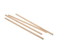 Vaguelly 4pcs Wooden Mahjong Putters 50cm American Mahjong Push Tile Tool Set with Wood Material