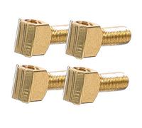 Vaguelly 4pcs Yellow Violin Bow Screws Musical Instrument Accessories Violin and Viola Bow Frog Repair Parts for String Instrument Maintenance