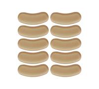 Vaguelly 5 Pairs Brown Sponge High Heel Cushions for Women Strong Self-Adhesive Heel Grips Thickened to Help Shoes Fit Better for Female Shoes and Foot Care