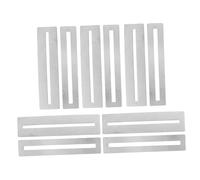 Vaguelly 5 Pairs Metal Guitar Fretboard Protector for Electric Acoustic Bass Guitars Durable Fingerboard Guard Luthier Tool for Fret Polishing and Scratch Prevention