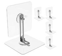Vaguelly 5 Sets No Drill Secure Furniture Anchors with Adhesive Wall Straps for Proofing Anti-tip Protection on Dressers, Bookshelves, Cabinets, and Wardrobes