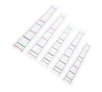 Vaguelly 5 Sheets Cello Fingerboard Stickers for Beginners Combination of Listening and Seeing, Easy to Stick Pvc and Paper Intonation Markers for Music and Recording Teachers