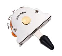 Vaguelly 5-Way Electric Guitar Pickup Selector Switch Versatile Tone Control Accessory for Electric Guitars 5-Position Selector for Musicians