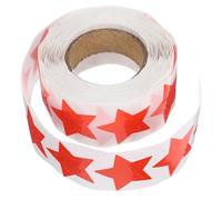 Vaguelly 500 Pcs Star Shaped Tanning Sunbathing Stickers Self-adhesive Perforated Body Stickers Crimson Stars for Indoor Outdoor Sunbed Use