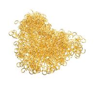 Vaguelly 500pcs Stainless Steel Open Jump Rings for DIY Bracelet Necklace Jewelry Making Split Rings with Strong Wear and Deformation Resistance Crafting Accessory for Keychains and Charms