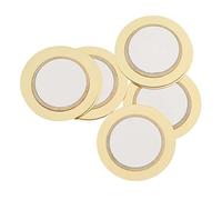 Vaguelly 50pcs Acoustic Pickup Transducer Discs Lightweight Ceramic Buzzer Elements for Guitar Easy Installation and Compact Design for Various Devices