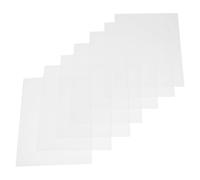 Vaguelly 50pcs Cards Protective Cover Cards Sleeves Plastic 3 Inch High Transparency No Burrs Suitable for Long-term Use Important Bills Storage