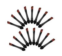 Vaguelly 50pcs Dual Ended Angled Eyebrow Brushes for Precise Brow Shaping and Eyeshadow Blending Soft Gentle Bristles Portable Makeup Tool for Professional Brow Definition and Sensitive