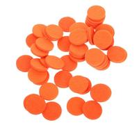 Vaguelly 50pcs Essential Oil Diffuser Necklace Refill Pads Car Air Vent Clip Odor Neutralization Efficient Absorption Cotton round Scenting Pads for Car Aroma Accessory