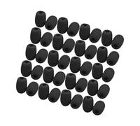 Vaguelly 50pcs Microphone Foam for Headset Lapel Mics Noise Reduction Windscreen Protectors for Conference Public Speaking Events