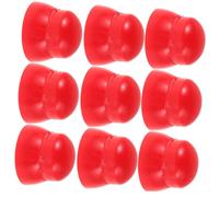Vaguelly 50pcs Plastic Bolt Safety Covers Vibrant Red Playground Nut Protectors for Safety Scratch Screw Caps Easy Install Nut Guards for Outdoor Play Structures