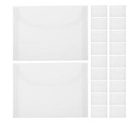 Vaguelly 50pcs Pre-Folded Wedding Paper Invitation Jackets Wraps Made of Translucent Vellum Paper with Silky Finish, Versatile Card Sleeves for Save the Date and Anniversary Invitations