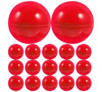 Vaguelly 50Pcs Raffle Ball Colorful Hollow Prize Game Balls for Bingo Games and Treasure