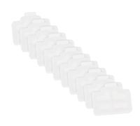 Vaguelly 50pcs Rj45 Ethernet Port Plug Dust Caps for Router Pc Laptop Network Protection White Plastic Dustproof Protector for Desktop Computer Lan Cable Interfaces