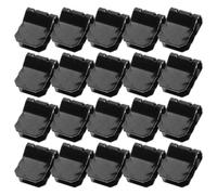 Vaguelly 50pcs U Shaped Car Mud Flap Bracket Clips Kit, Alloy Material with High Strength and Straightforward Installation, Suitable for Car Engine Guard and Splash Guard in Automotive