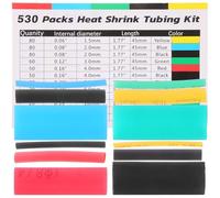 Vaguelly 530pcs Heat Shrink Tubing Kit Assorted for Electrical Insulation Durable Shrinkable Sleeving for Wire Connections for DIY Projects and Professional Use