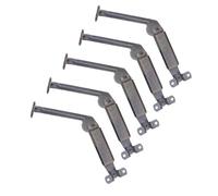 Vaguelly 5pcs Antique Copper Spring Support for Cabinet and Wooden Box Long Arm Safety Spring with Smooth Non-Scratch Surface Easy to Install for Boxes and Sofa Stools