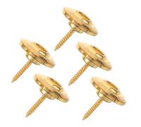 Vaguelly 5pcs Bass Guitar String Retainer Metal String Tree with Mounting Screws for Improved Tuning Stability and Enhanced Tone Sustain Ergonomic Design for Comfortable Long-term Play