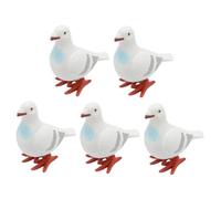 Vaguelly 5Pcs Cartoon Clockwork Pigeon Educational Wind Up for Safe Non Battery Design Improves Tactile Skills and Color Discrimination Fun for Boys