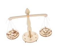 Vaguelly 5pcs DIY Balance Scale Science Kit for Stem Experiment Tool with Complete Materials and Portable Educational for Classroom and Home Learning