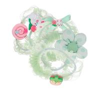 Vaguelly 5pcs Hair Scrunchies Cute Ponytail Holders Elastic Hair Bands for Girls Boy Girl Rope
