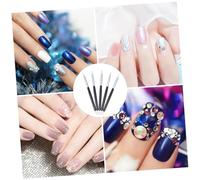 Vaguelly 5Pcs Nail Art Silicone Liner Pens for Manicure Lightweight Nail Painting Brushes for Fine Detail Line Drawing and Special Pattern Design