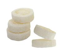 Vaguelly 5Pcs Natural Loofah Soap Holder Loofah Dish for Bathroom Exfoliating Loofah Scrubber Soap Organizer for Shower and Bath