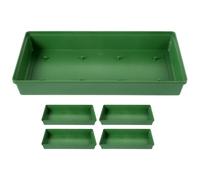 Vaguelly 5pcs Oasis Trays for Flower Arranging with Plastic Foam Tray Stable and Reusable for Large-scale Decorations and Floral Arrangement