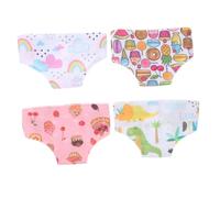 Vaguelly 5pcs Reusable Doll Diapers Soft Breathable Underpants for Dolls Summer Friendly Lightweight Cloth Clothing Accessories