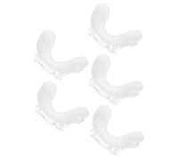 Vaguelly 5pcs Silicone Eyeglasses Nose Pads Soft U-shaped Anti-slip Cushions for Comfortable Secure Fit S Glasses Replacement Pads for Active Daily Use