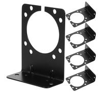 Vaguelly 5pcs Trailer Wiring Harness Mounting Bracket Pin Rv Connector Towing Socket Holder with Quick Install Design Suitable for Vehicle-Side Trailer Electrical Connections