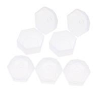 Vaguelly 5pcs Transparent Pacifier Box Multi-Purpose Storage Case for Pacifiers Solid Food More Smooth Edges for Easy Access for Moms