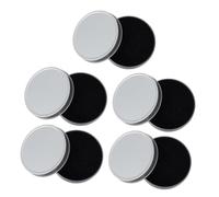 Vaguelly 5sets Makeup Brush Cleaning Sponge Box Quick Cleaning Activated Carbon Sponge for Easy Makeup Removal Essential Tool for Beauty Enthusiasts