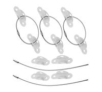 Vaguelly 5sets Proofing Furniture Anchors Durable Anti-tip Kit for Bookcases Wardrobes Tv Stands Easy Installation Safety Straps Buckles for Pet Proofing