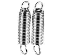 Vaguelly 6 Pcs Stainless Steel Spring Ressort Dw Drum Pedal Springs Double Bass Drum Kit Percussion Pedal Spring Drum Tuner Kick Bass Drum Pedal Shaft Electric Drums Kick Spring Knob Silver