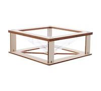 Vaguelly 6 Sets 3D Holographic Projector Smartphone 3D Pyramid Hologram Display Stand Projector for Mobile Devices Display Learning Toy Supplies