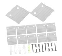 Vaguelly 6 Sets French Cleat Picture Hangers Aluminum Alloy Wall Mount Brackets for Mirrors Photos Artwork Panels Z Clips Mirror Hanger Hardware