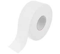 Vaguelly 600g Large Roll Toilet Paper Roll Soft 4 Layers Wood Pulp Core Design White for Office Store Use More Paper Than