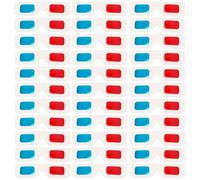 Vaguelly 60pcs D Glasses for Movies Anaglyph Paper Frame Lightweight Disposable 3d Glasses Suitable for Ages Universal Use