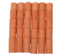 Vaguelly 60pcs Miniature Dollhouse Roof Tiles Realistic DIY Brick Simulation for Model Building Diorama Projects Portable Small-scale Tiles for Crafting Architectural Details