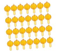 Vaguelly 60pcs Pumpkin Lantern Accessories Halloween Light Decor Halloween Tree Fall Pumpkin Decor Decoration LED Lights Interior Porcelain Orange Plastic