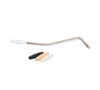 Vaguelly 6mm Thread Guitar Tremolo Arm with 3 Tips Adjustable Golden Whammy Bar for Electric Guitar GAQ109