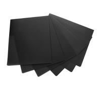Vaguelly 6pcs A4 Plastic Two Pocket Folder with Dual Pocket Design for Documents, Heavy Duty Pp Material Protective School and College Project Folder in Black for Versatile Use