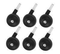 Vaguelly 6PCS Detachable Stroller Wheels Replacement for Trolley Walker Silent Wear-Resistant Swivel Stem Casters Easy to Clean Pushchair Accessories for Boys