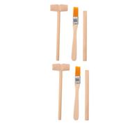 Vaguelly 6pcs Dinosaur Excavation Tool Kit Educational Digging for Archaeology Hammer and Brush for and Interactive Play
