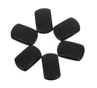 Vaguelly 6Pcs Ebony Acoustic Guitar Tuning Pegs Replacement Square Handle Classical Guitar String Tuners Cap for Enhanced Stability and Precise
