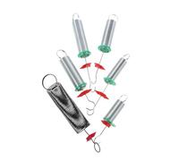 Vaguelly 6pcs Education Science Spring: 0, 1n, 3n, Spiral Spring Group For Physics Education Tools, Assortment Kit For Student Scientific Lab Experiment Supplies