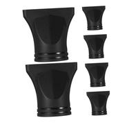 Vaguelly 6pcs Hair Dryer Nozzle Replacement Duckbill Flat Expansion Nozzles for Precise Airflow Control Salon Styling Tool for Barber Shop Efficient Heat Distribution for All Hair Types