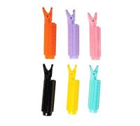 Vaguelly 6pcs Hair Root Clips for Volume and Styling Traceless Hair Rollers for Fluffy Roots for Women Mixed Colors