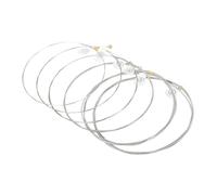 Vaguelly 6pcs High Carbon Steel Core Coated Strings Folk Guitar Replacement Guitar Strings